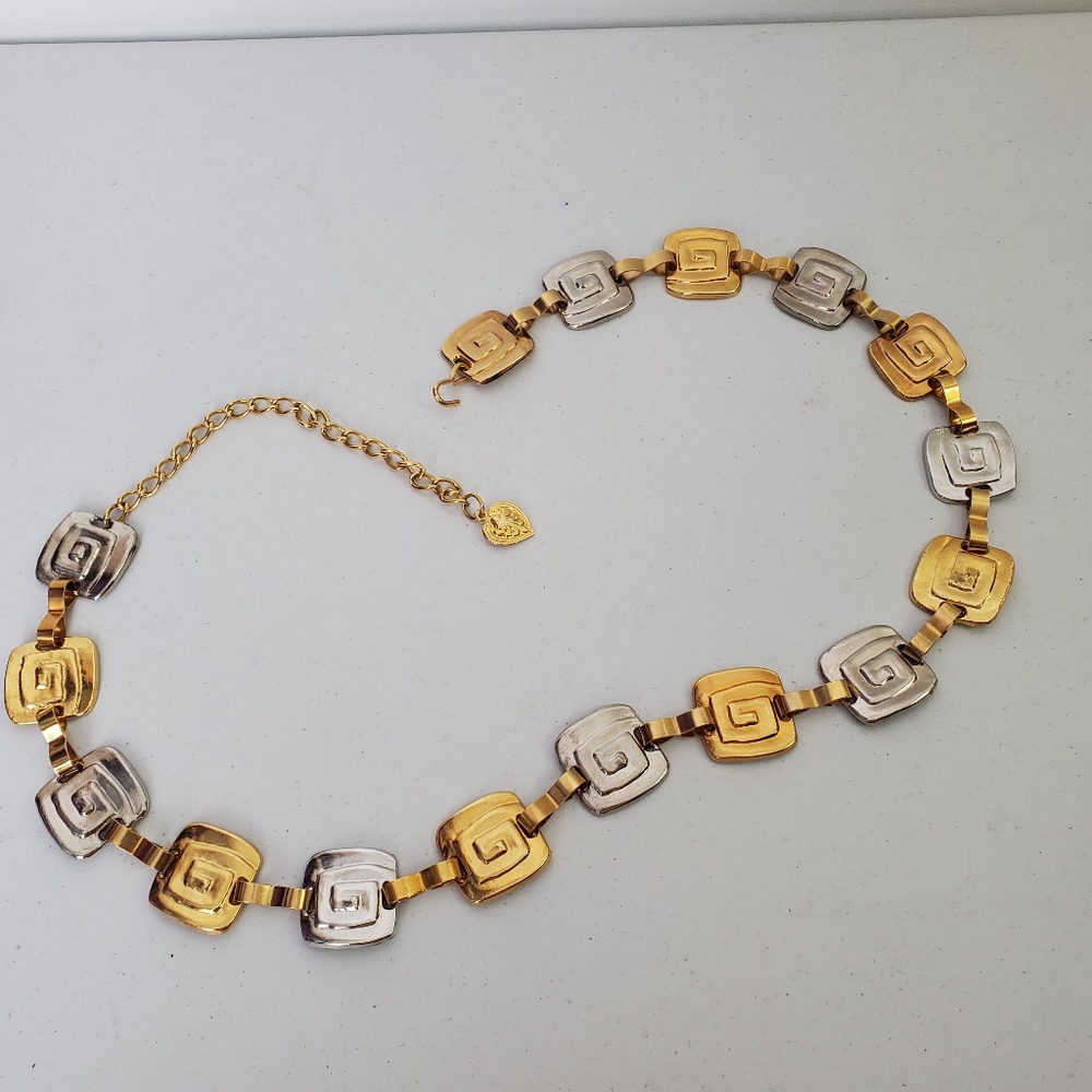 Belt Silver and Gold Tone